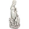 Design Toscano Anne with Young Mother Mary Holy Religious Garden Statue, 12 inches wide, 21 inches tall, Cast Stone Resin, Antique Stone Finish