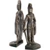 Design Toscano Arthurian Knight Bookends,Grey Stone,8 Inch, Set of Two(Medieval Knight)
