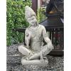 Design Toscano Asian Dragon of the Great Wall Garden Statue, Large 29 Inch Long, Cast Stone Resin, Green Bronze Verdigris Finish(Antique Stone)