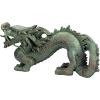 Design Toscano Asian Dragon of the Great Wall Garden Statue, Large 29 Inch Long, Cast Stone Resin, Green Bronze Verdigris Finish(Bronze Verdigris Finish)