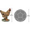 Design Toscano Barnyard Mother Hen and Baby Chick Statue(Hen)