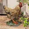 Design Toscano Barnyard Mother Hen and Baby Chick Statue(Hen)
