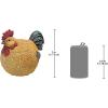 Design Toscano Barnyard Mother Hen and Baby Chick Statue(Roly-Poly Ball of Chicken)