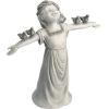 Design Toscano Basking in Glory Little Girl with Birds Outdoor Garden Statue, Large, 29 inches tall, Cast Stone Resin, Two Tone Stone Finish(Handcast Polyresin  Two Tone Stone Finish)