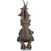 Design Toscano Benevolent Dragon Asian Garden Statue, 27 Inch, Resin, Gray Stone Finish(Desmond the Dragon)