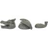 Design Toscano Benevolent Dragon Asian Garden Statue, 27 Inch, Resin, Gray Stone Finish(Moat Monster Dragon)