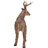 Design Toscano Big Rack Deer Buck Indoor/Outdoor Garden Decoy Animal Statue, 28 Inch Long, 24 Inch Tall, Cast Stone Resin, Brown Finish