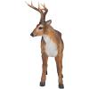 Design Toscano Big Rack Deer Buck Indoor/Outdoor Garden Decoy Animal Statue, 28 Inch Long, 24 Inch Tall, Cast Stone Resin, Brown Finish
