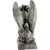 Design Toscano Black Lab Puppy on a Perch Hanging Dog Sculpture(Argos)