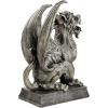 Design Toscano Black Lab Puppy on a Perch Hanging Dog Sculpture(Argos)