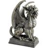 Design Toscano Black Lab Puppy on a Perch Hanging Dog Sculpture(Argos)