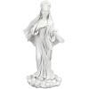 Design Toscano Blessed Virgin Mary Bonded Marble Resin Statue: Large,White(Virgin Mary on Cloud Large)