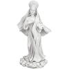 Design Toscano Blessed Virgin Mary Bonded Marble Resin Statue: Large,White(Virgin Mary on Cloud Medium)