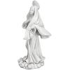 Design Toscano Blessed Virgin Mary Bonded Marble Resin Statue: Large,White(Virgin Mary on Cloud Medium)