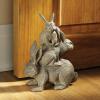Design Toscano Bunched Bunnies Cast Iron Statue, Bronze(Single)