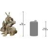 Design Toscano Bunched Bunnies Cast Iron Statue, Bronze(Single)