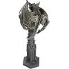 Design Toscano CL4187 Raptor, Gargoyle Surveyor of the Realm Sculpture,two tone stone