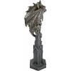 Design Toscano CL4187 Raptor, Gargoyle Surveyor of the Realm Sculpture,two tone stone