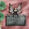 Design Toscano CL6564 The Fairies Wall Sculpture Plaque Sign, Full Color(Don’t Piss Off Fairies)