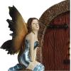 Design Toscano CL6564 The Fairies Wall Sculpture Plaque Sign, Full Color(Enchanted Fairy)