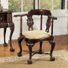 Design Toscano Chippendale Corner Chair, cherry(Set of 2)
