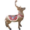 Design Toscano Christmas Decorations – Santa Claus North Pole Illuminated LED Reindeer Statue – Holiday Decor