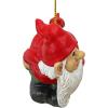 Design Toscano Christmas Ornament – Loonie Moonie Gnome, Garden Gnomes Figurine Statue, 2 Inch