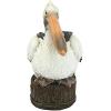 Design Toscano Coastal Decor Ocean’s Perch Pelicans Garden Bird Statue, 9 Inch Wide, 24 Inch Tall, Cast Stone Resin, Full Color Finish(Dock of the Bay)