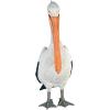 Design Toscano Coastal Decor Ocean’s Perch Pelicans Garden Bird Statue, 9 Inch Wide, 24 Inch Tall, Cast Stone Resin, Full Color Finish(Giant White)
