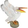 Design Toscano Coastal Decor Ocean’s Perch Pelicans Garden Bird Statue, 9 Inch Wide, 24 Inch Tall, Cast Stone Resin, Full Color Finish(Oceanside)