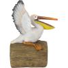 Design Toscano Coastal Decor Ocean’s Perch Pelicans Garden Bird Statue, 9 Inch Wide, 24 Inch Tall, Cast Stone Resin, Full Color Finish(Splash)