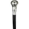 Design Toscano Cobra Pewter Walking Stick(Flamboyant Floral Solid Hardwood Walking Stick)