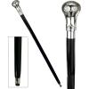 Design Toscano Cobra Pewter Walking Stick(Flamboyant Floral Solid Hardwood Walking Stick)
