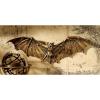 Design Toscano Cyber Bat Steampunk Wall Sculpture,Bronze 19.50″ x 6.50″