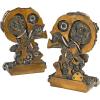 Design Toscano Cyborg Skeleton Bookend Statue
