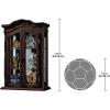 Design Toscano DY120701 Broadgate Grand Curio Presentation Case, 37″, Cherry(Beacon Hill)
