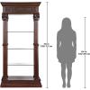 Design Toscano DY120701 Broadgate Grand Curio Presentation Case, 37″, Cherry(Broadgate Curio)