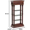 Design Toscano DY120701 Broadgate Grand Curio Presentation Case, 37″, Cherry(Broadgate Presentation)