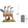 Design Toscano Delightful Dancing Ducks Welcome Sign