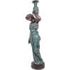 Design Toscano Dione the Divine Greek Water Woman Indoor/Outdoor Garden Statue, Grande, 38 inches tall, Cast Stone Resin, Antique Stone Finish(Cast Bronze Water Goddess)