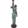 Design Toscano Dione the Divine Greek Water Woman Indoor/Outdoor Garden Statue, Grande, 38 inches tall, Cast Stone Resin, Antique Stone Finish(Cast Bronze Water Goddess)