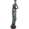 Design Toscano Dione the Divine Greek Water Woman Indoor/Outdoor Garden Statue, Grande, 38 inches tall, Cast Stone Resin, Antique Stone Finish(Cast Bronze Water Goddess)