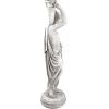Design Toscano Dione the Divine Greek Water Woman Indoor/Outdoor Garden Statue, Grande, 38 inches tall, Cast Stone Resin, Antique Stone Finish(Handcast Polyresin  Antique Stone Finish)