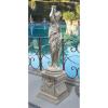 Design Toscano Dione the Divine Greek Water Woman Indoor/Outdoor Garden Statue, Grande, 38 inches tall, Cast Stone Resin, Antique Stone Finish(Handcast Polyresin  Antique Stone Finish)