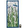 Design Toscano Dragonflies Dance Stained Glass Window, Grass Green, 40 Inch