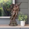 Design Toscano Dragons of Corfu Castle Gothic Decor Statue Globe Figurine, 5 Inch, Polyresin and Glass, Silver Chrome(Cupid and Psyche)