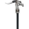 Design Toscano Dragonsthorne Nebula Dragon Gothic Walking Stick Swagger Cane, 38 Inch, Polyresin, Silver and Black(Nebula)