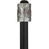 Design Toscano Dragonsthorne Nebula Dragon Gothic Walking Stick Swagger Cane, 38 Inch, Polyresin, Silver and Black(Set of 2)