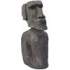 Design Toscano Easter Island Ahu Akivi Moai Monolith Garden Statue, Desktop, 9 Inch, Cast Stone Resin, Grey Stone(16 in)