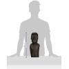 Design Toscano Easter Island Ahu Akivi Moai Monolith Garden Statue, Desktop, 9 Inch, Cast Stone Resin, Grey Stone(16 in)